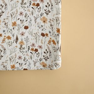 Housse matelas à langer - Fleurs sauvages