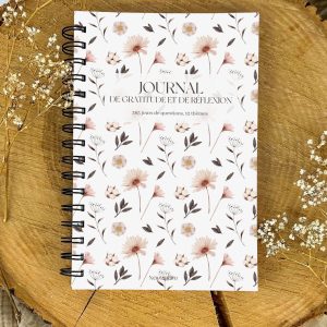 Journal de gratitude et de réflexions - Fleurs nordiques