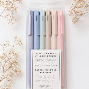 Stylos pastels - Encre colorée