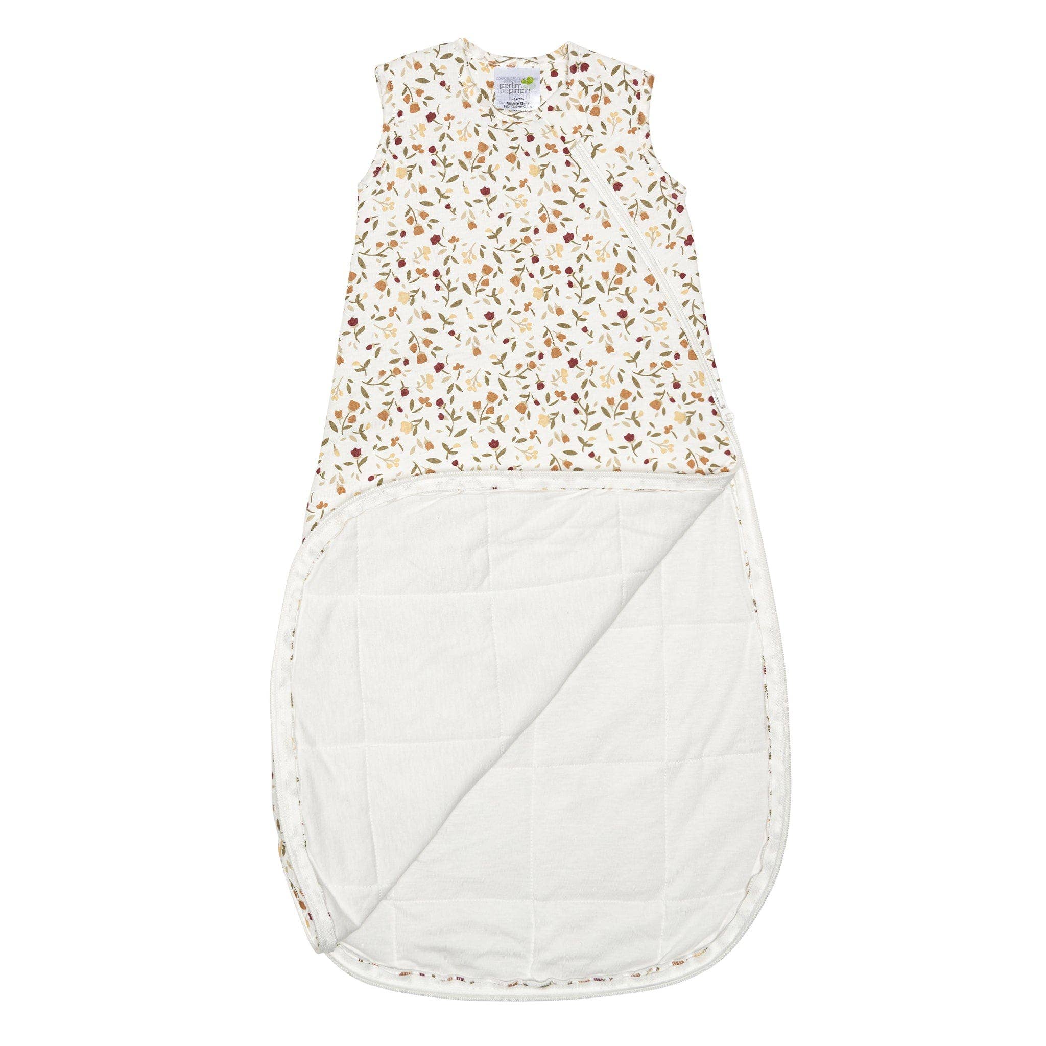 Gigoteuse en bambou matelassée - Floral – Image 4