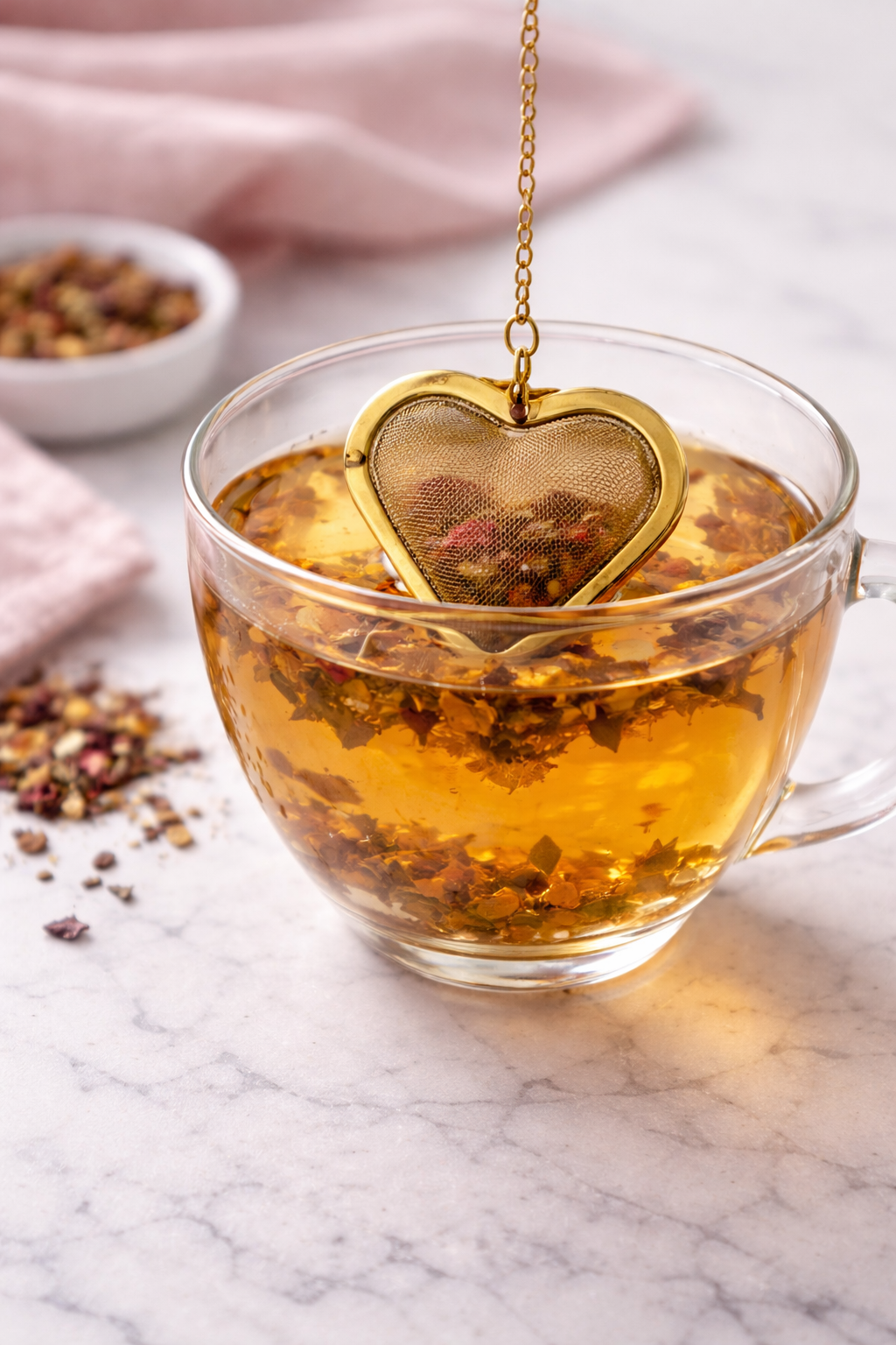 Infuseur à thé - Cœur chaîne