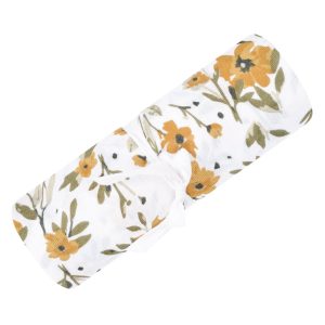 Mousseline de coton - Boutons d'or