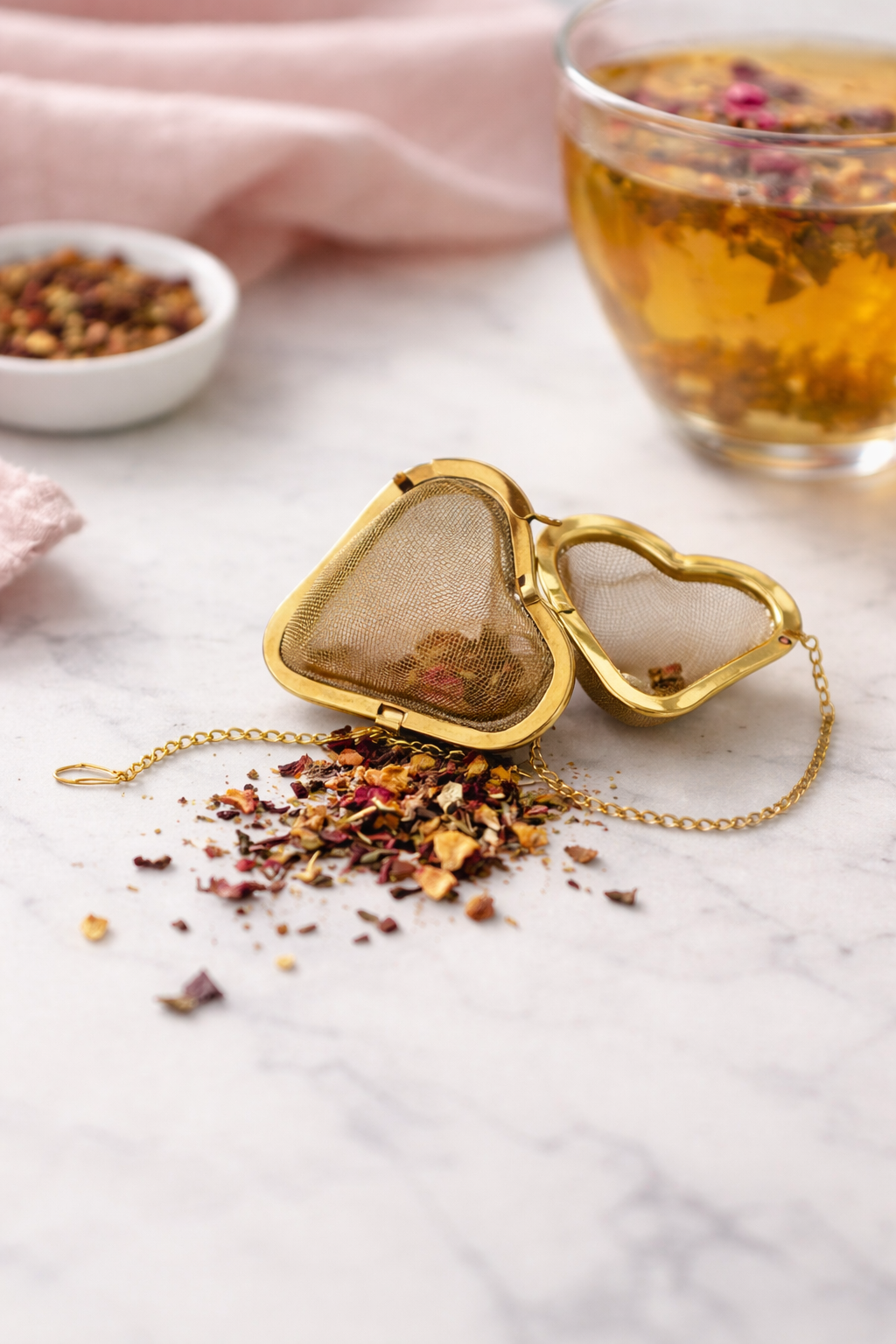Infuseur à thé - Cœur chaîne – Image 2