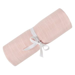 Mousseline de coton - Rose