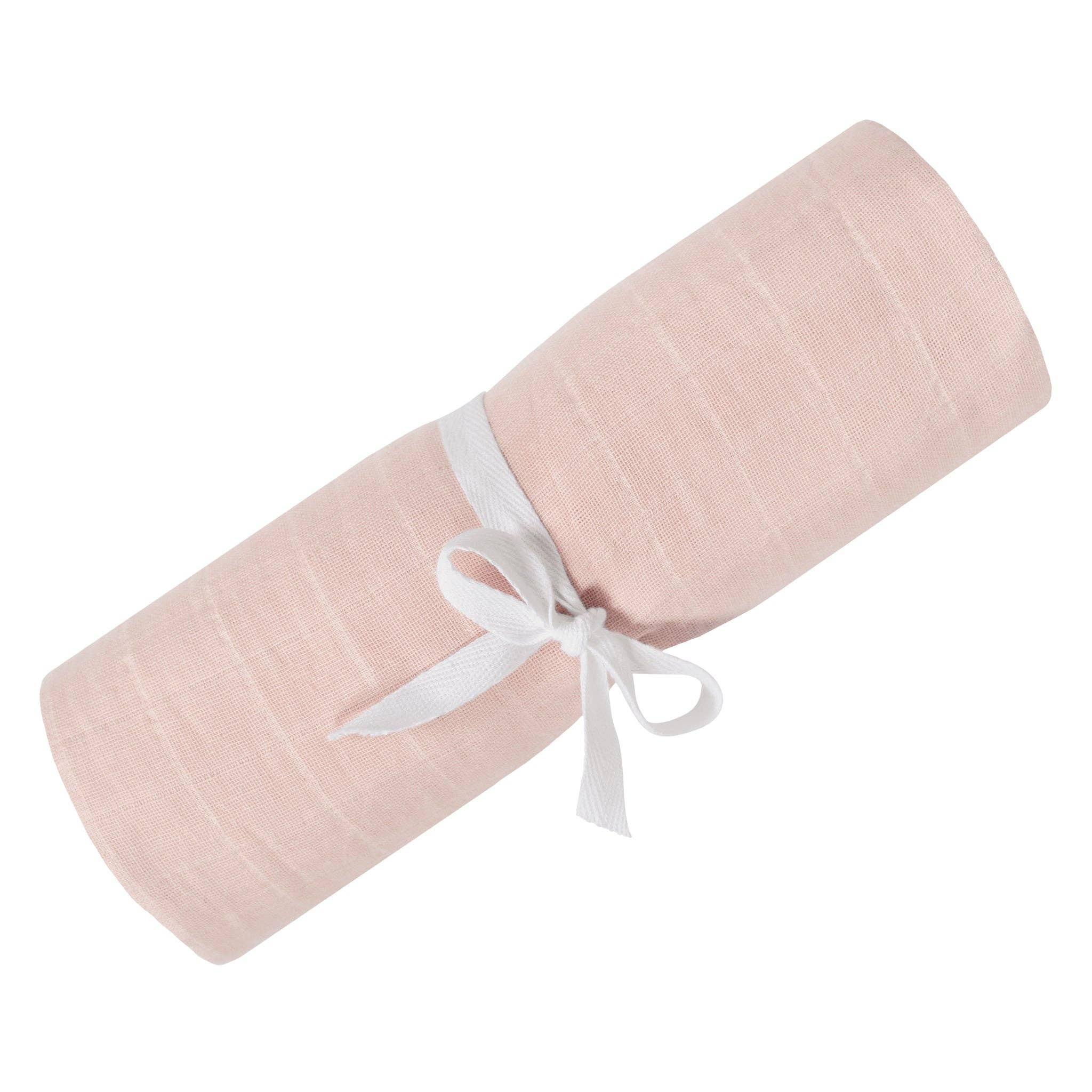 Mousseline de coton - Rose