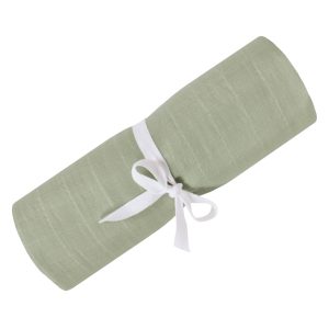 Mousseline de coton - Sauge
