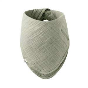 Bavoir doublée - Sauge uni