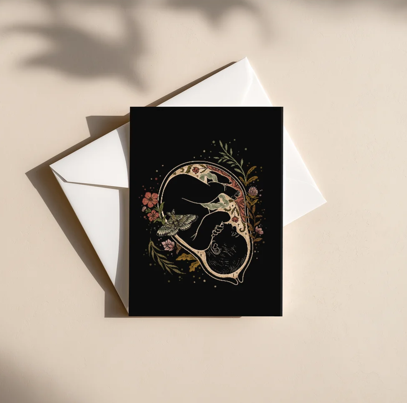 Carte de souhaits : Cocon